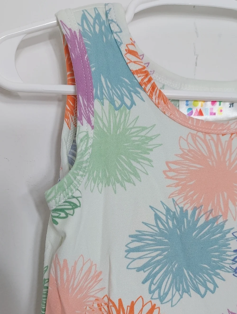 Dot Dot Smile Girls Dress Size 2T Doodle Bloom Tank Twirl Spin Multi Colorful